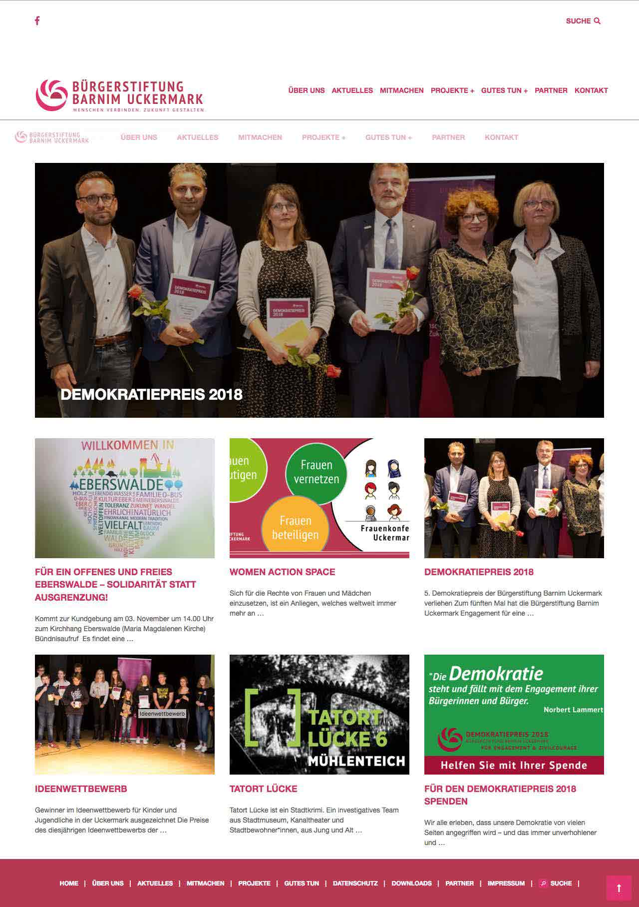 BBU Verbandswebsite