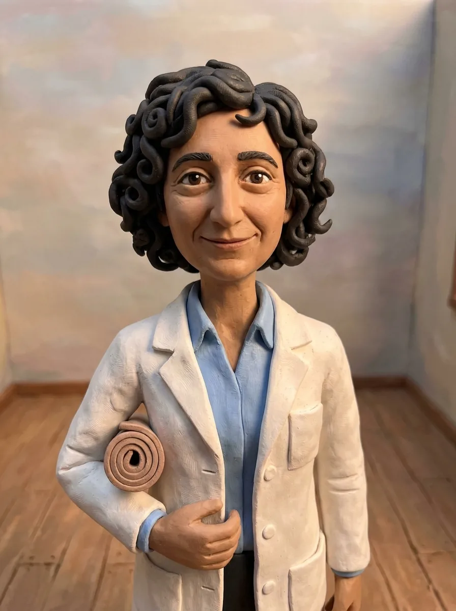 Knetfigur Dr. med. Farnaz Fahimi